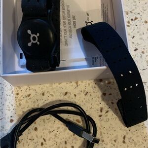 Orange theory monitor.